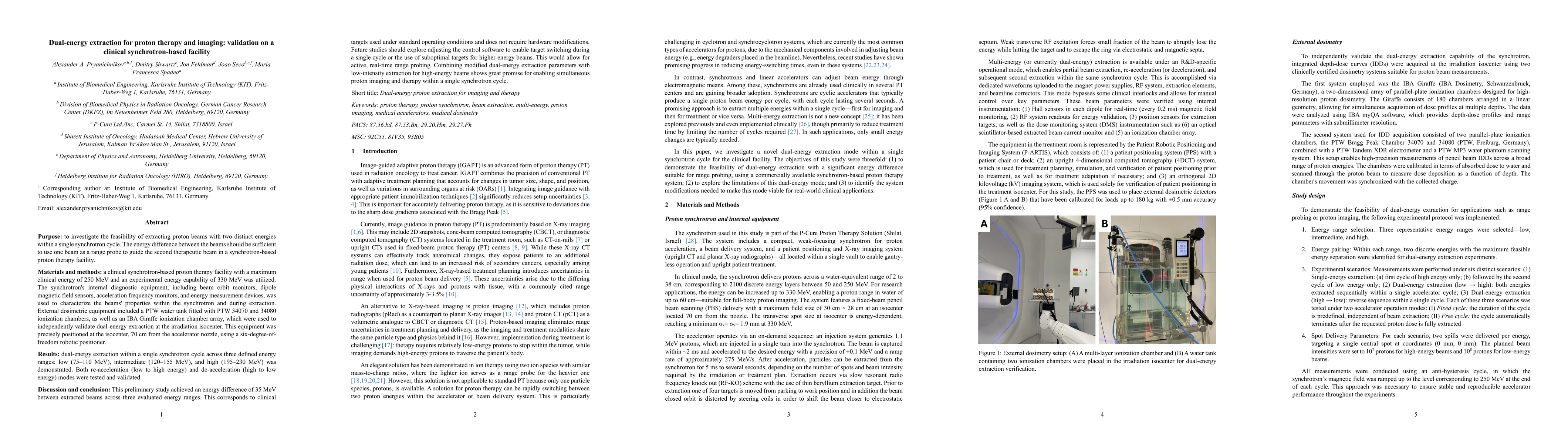 Thumbnail for Dual-energy extraction for proton therapy and imaging: validation on a
  clinical synchrotron-based facility