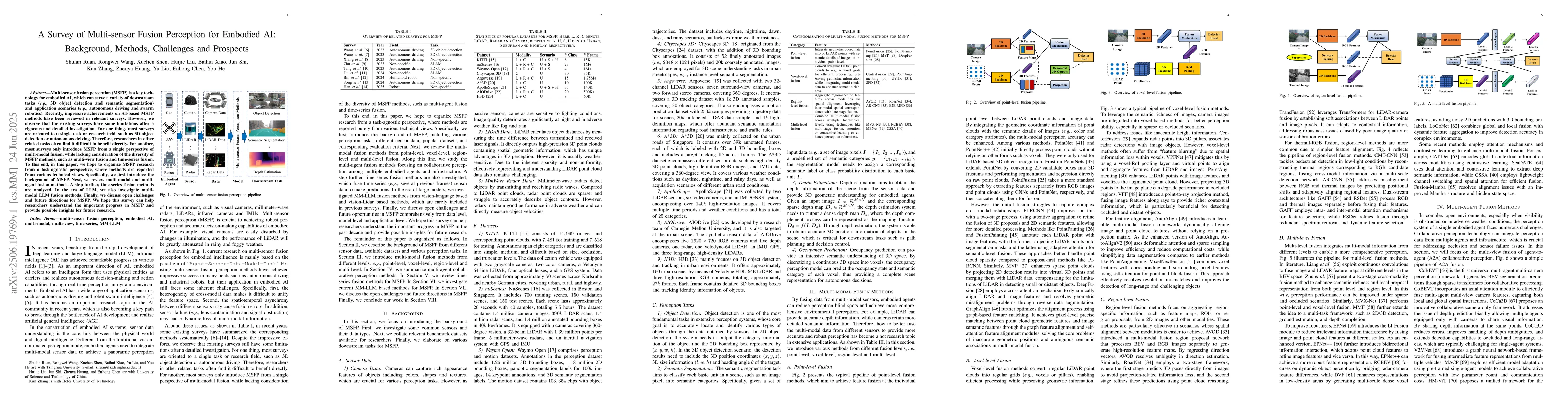 Thumbnail for A Survey of Multi-sensor Fusion Perception for Embodied AI: Background,
  Methods, Challenges and Prospects