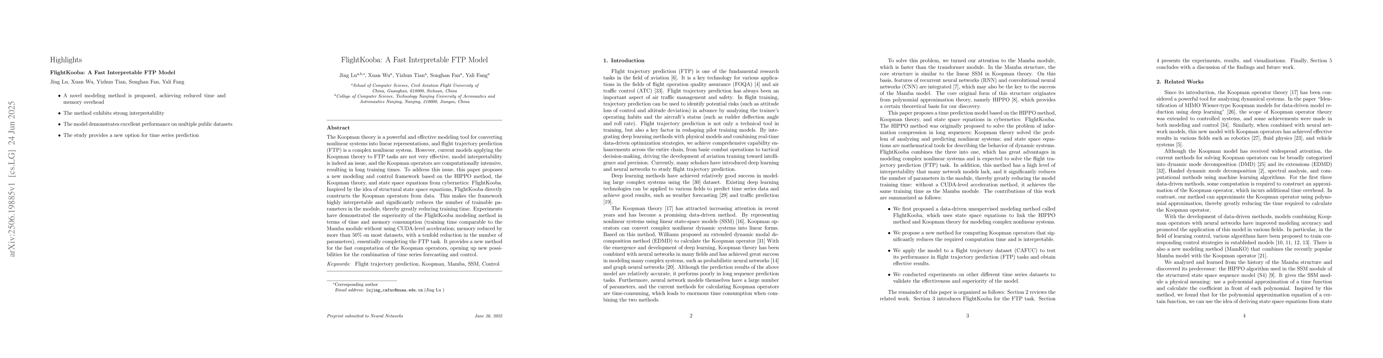 Thumbnail for FlightKooba: A Fast Interpretable FTP Model