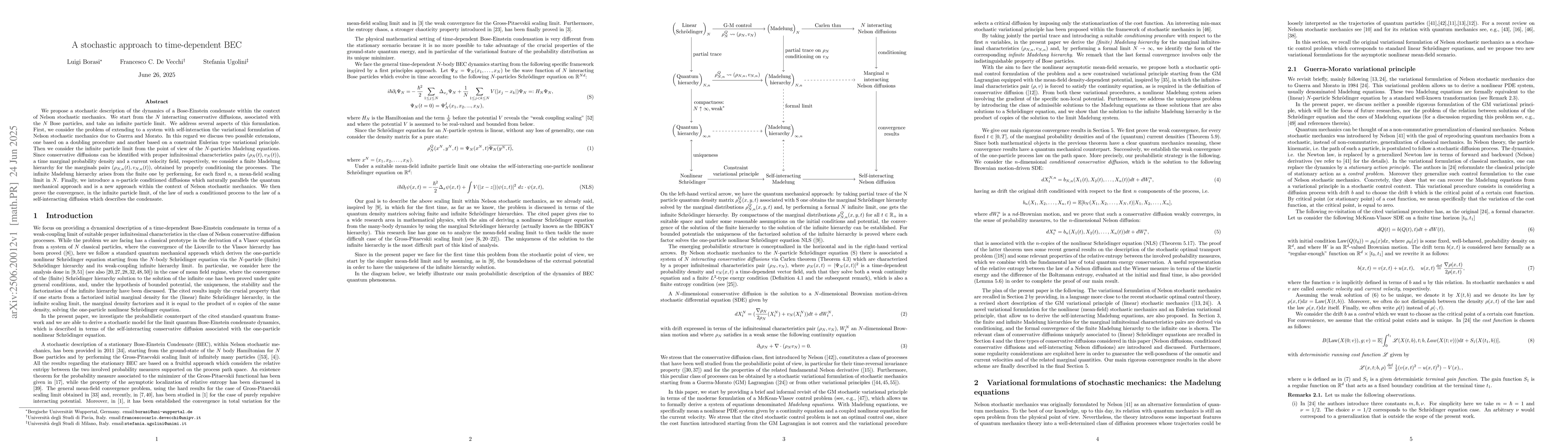 Thumbnail for A stochastic approach to time-dependent BEC