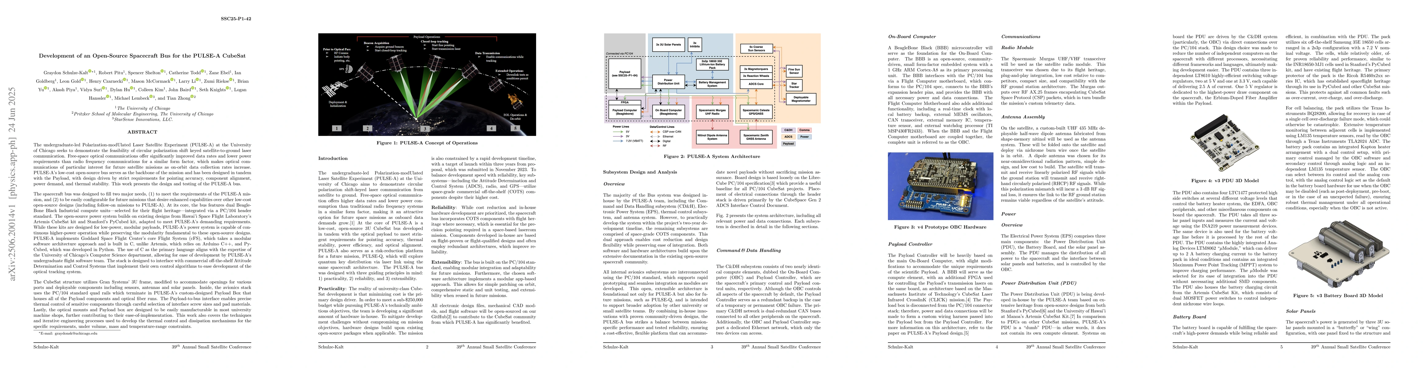 Thumbnail for Development of an Open-Source Spacecraft Bus for the PULSE-A CubeSat