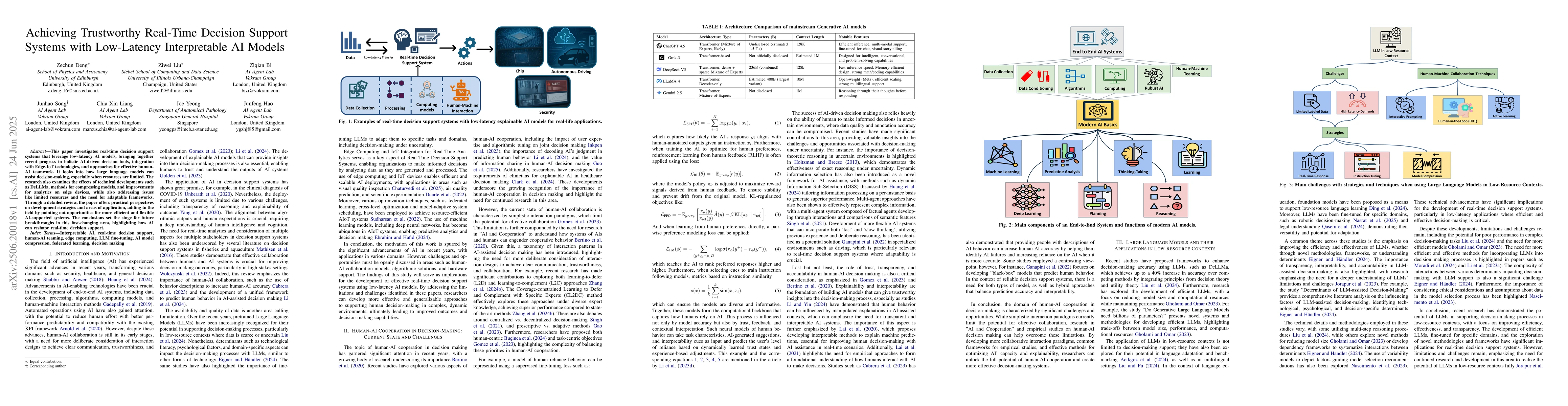 Thumbnail for Achieving Trustworthy Real-Time Decision Support Systems with
  Low-Latency Interpretable AI Models