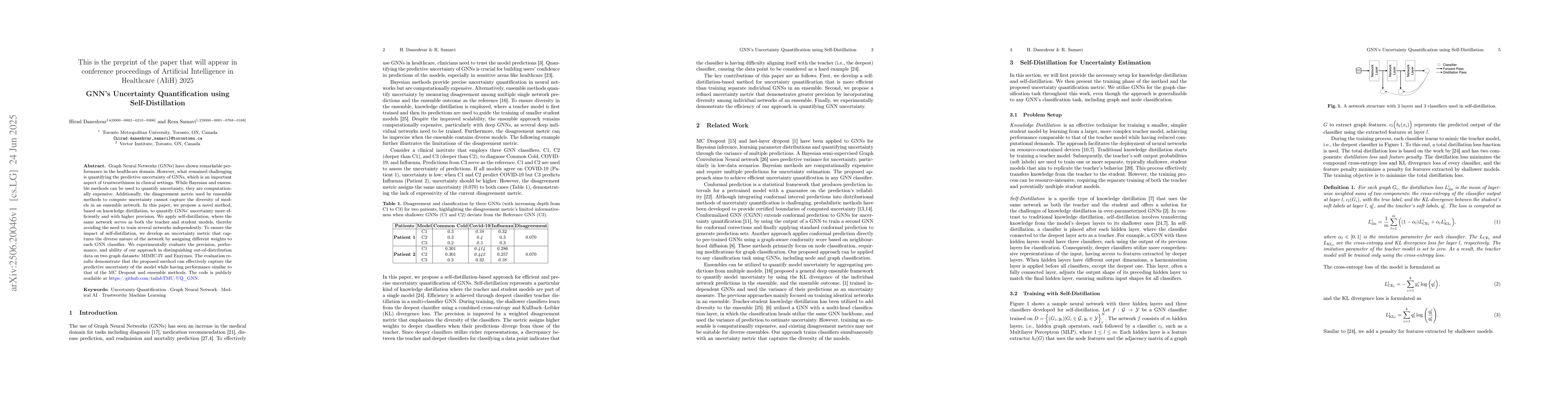 Thumbnail for GNN's Uncertainty Quantification using Self-Distillation