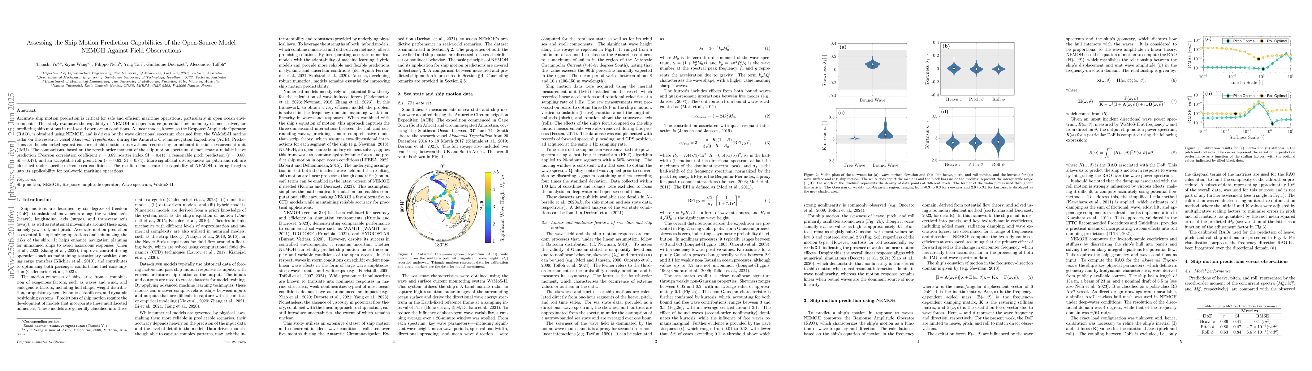 Thumbnail for Assessing the Ship Motion Prediction Capabilities of the Open-Source
  Model NEMOH Against Field Observations