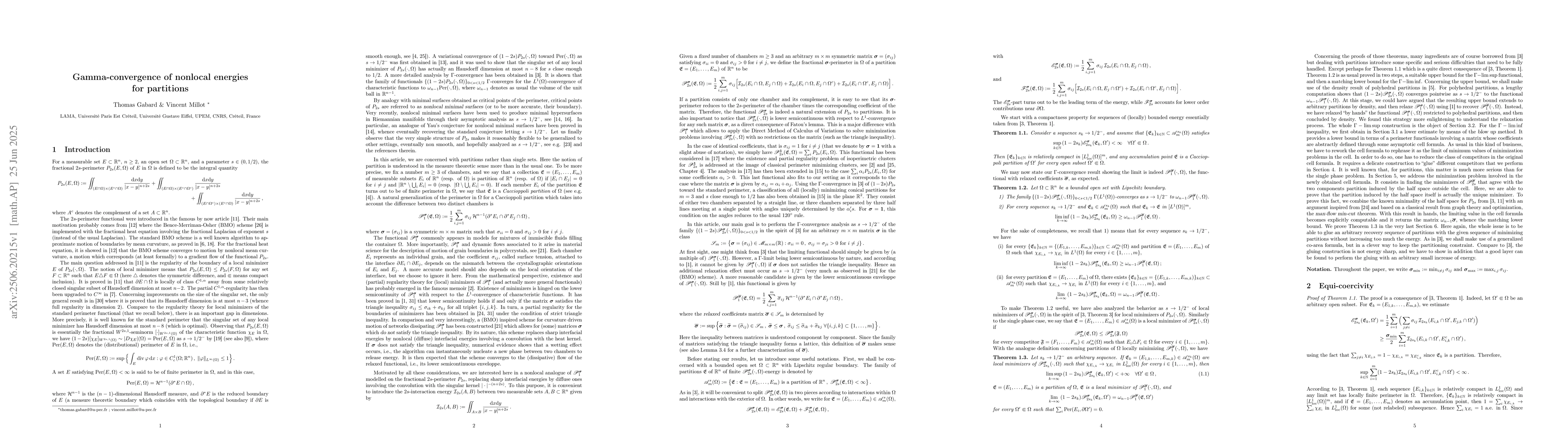 Thumbnail for Gamma-convergence of nonlocal energies for partitions