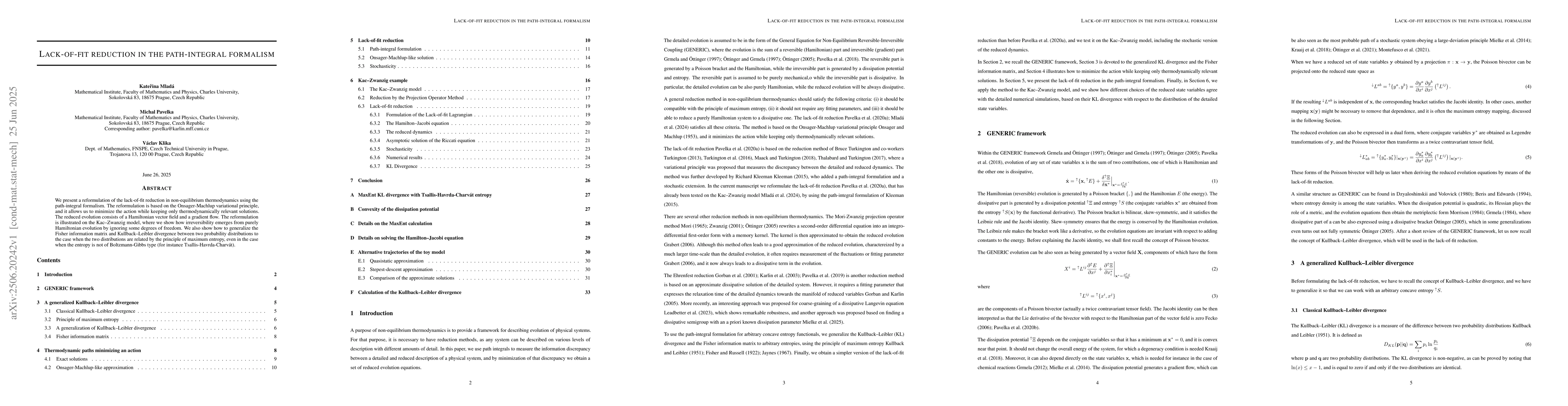 Thumbnail for Lack-of-fit reduction in the path-integral formalism