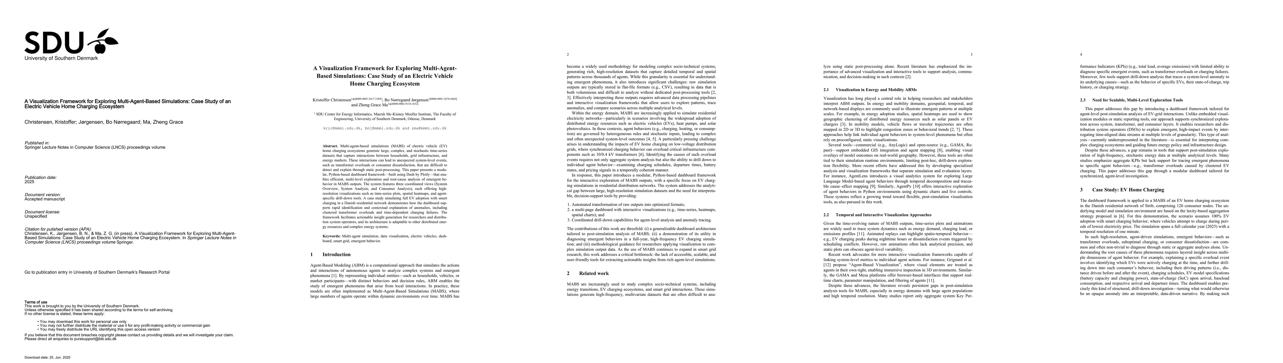Thumbnail for A Visualization Framework for Exploring Multi-Agent-Based Simulations
  Case Study of an Electric Vehicle Home Charging Ecosystem