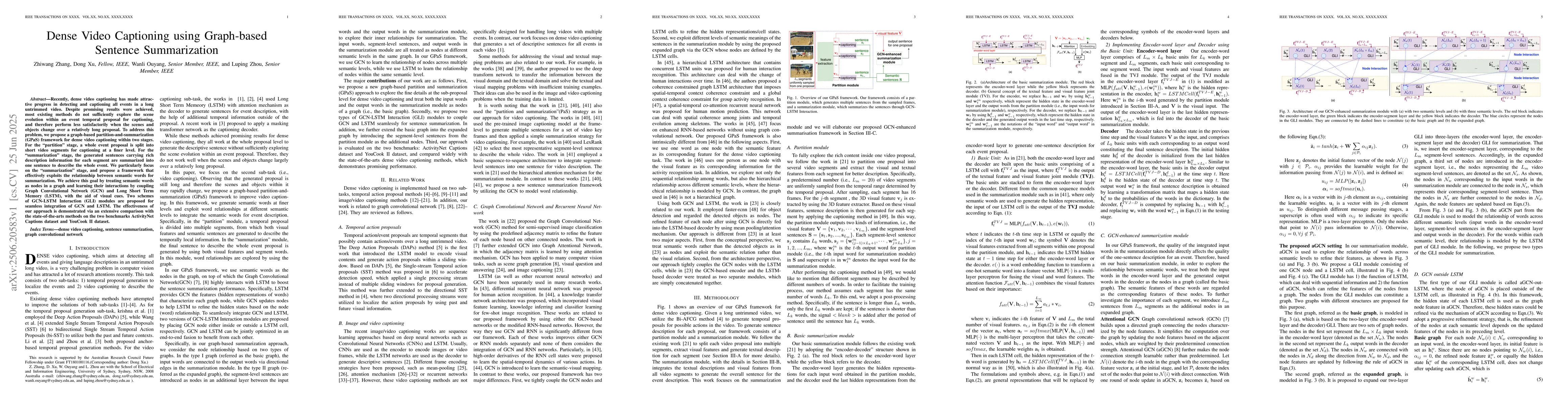 Thumbnail for Dense Video Captioning using Graph-based Sentence Summarization
