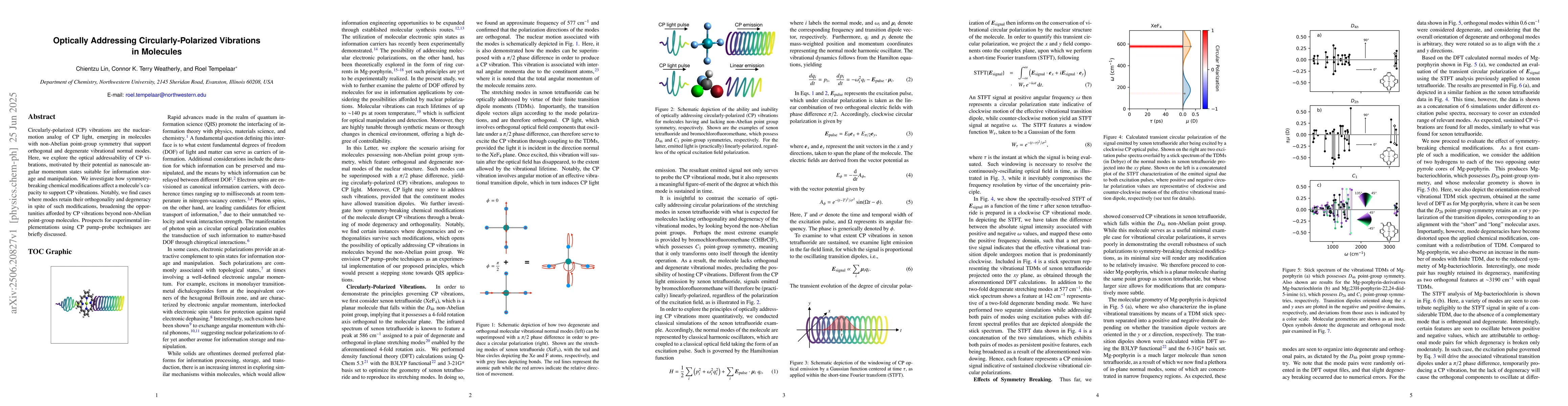 Thumbnail for Optically Addressing Circularly-Polarized Vibrations in Molecules