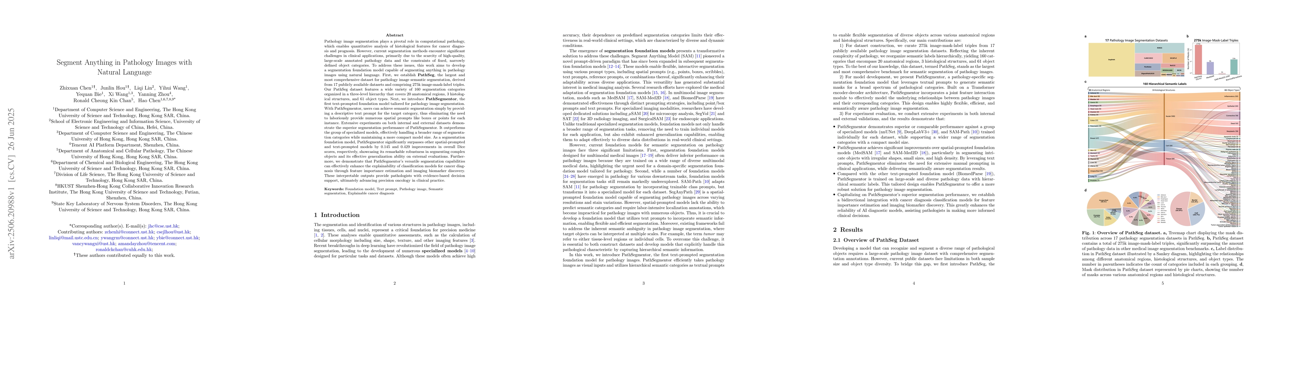 Thumbnail for Segment Anything in Pathology Images with Natural Language