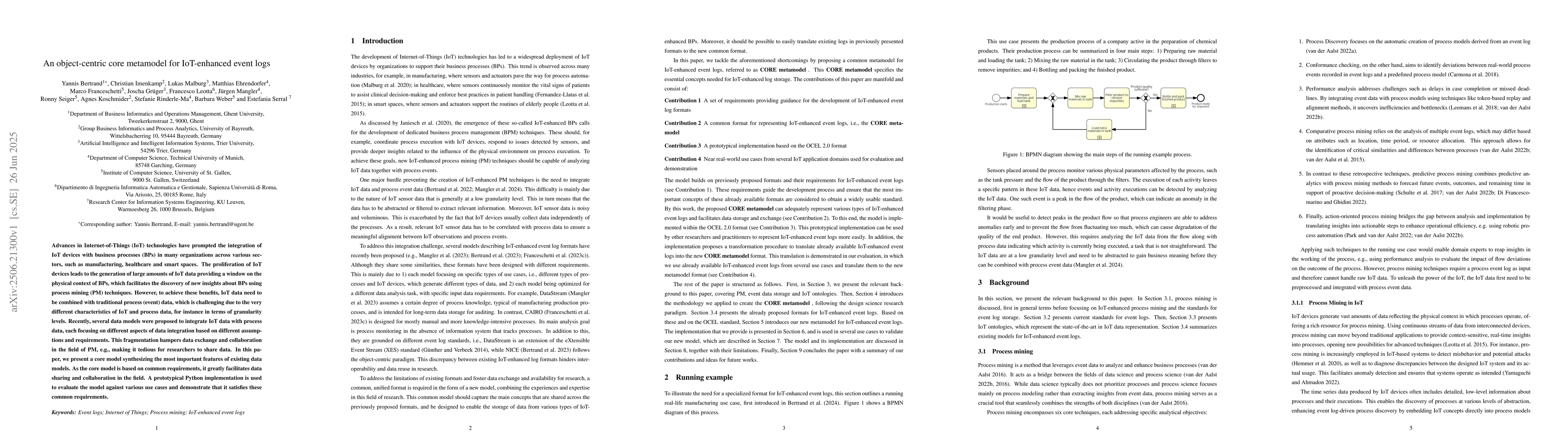 Thumbnail for An object-centric core metamodel for IoT-enhanced event logs