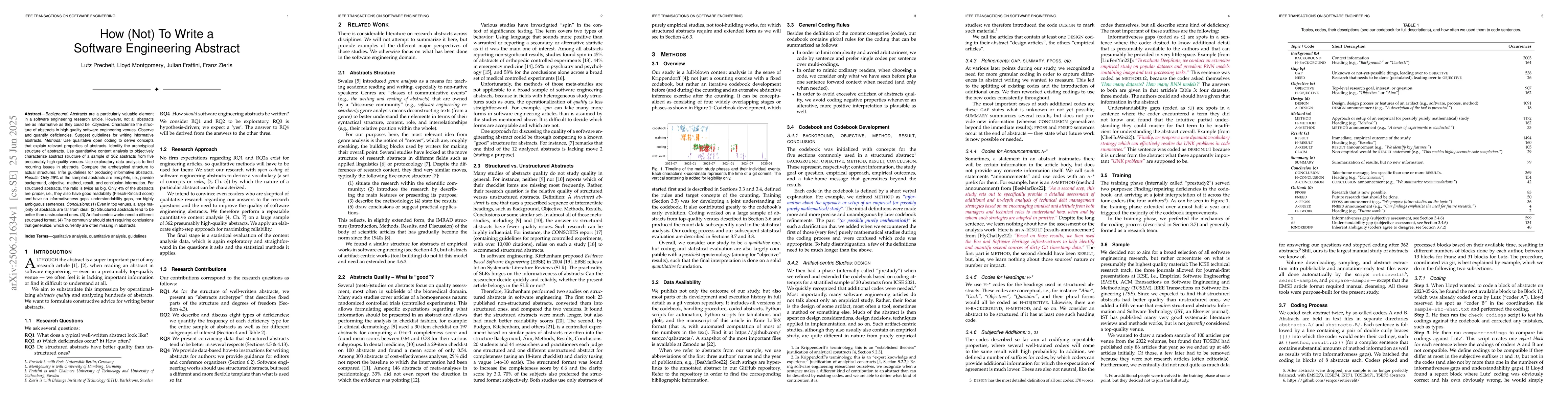 Thumbnail for How (Not) To Write a Software Engineering Abstract