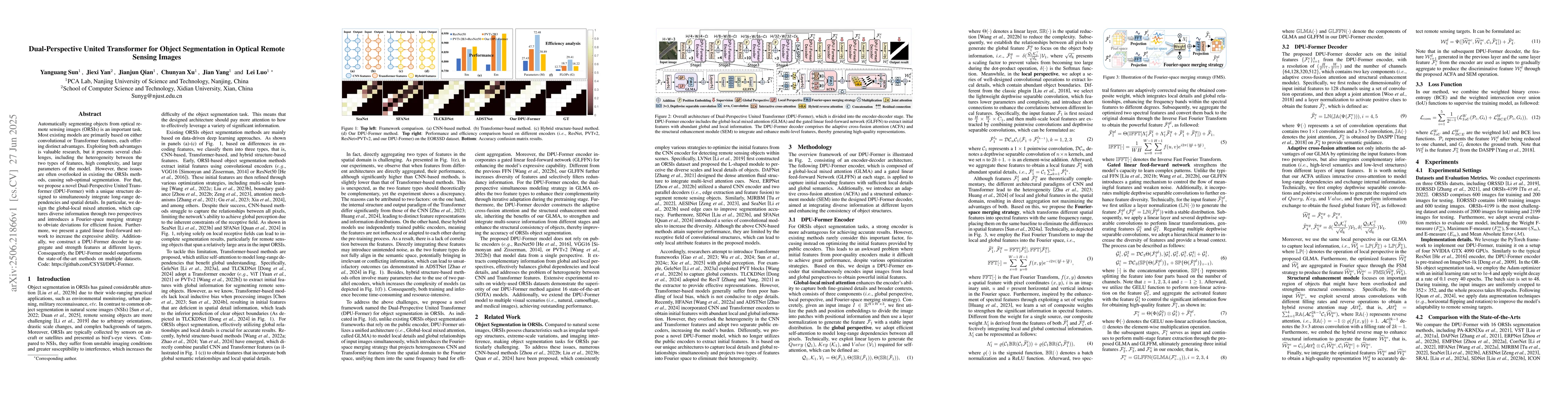Thumbnail for Dual-Perspective United Transformer for Object Segmentation in Optical
  Remote Sensing Images