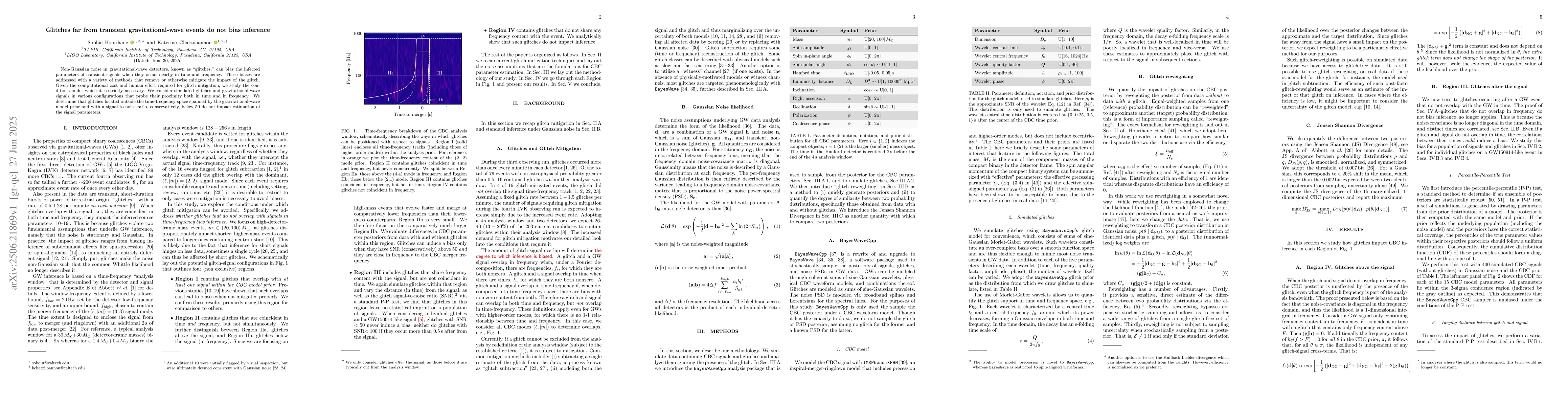 Thumbnail for Glitches far from transient gravitational-wave events do not bias
  inference