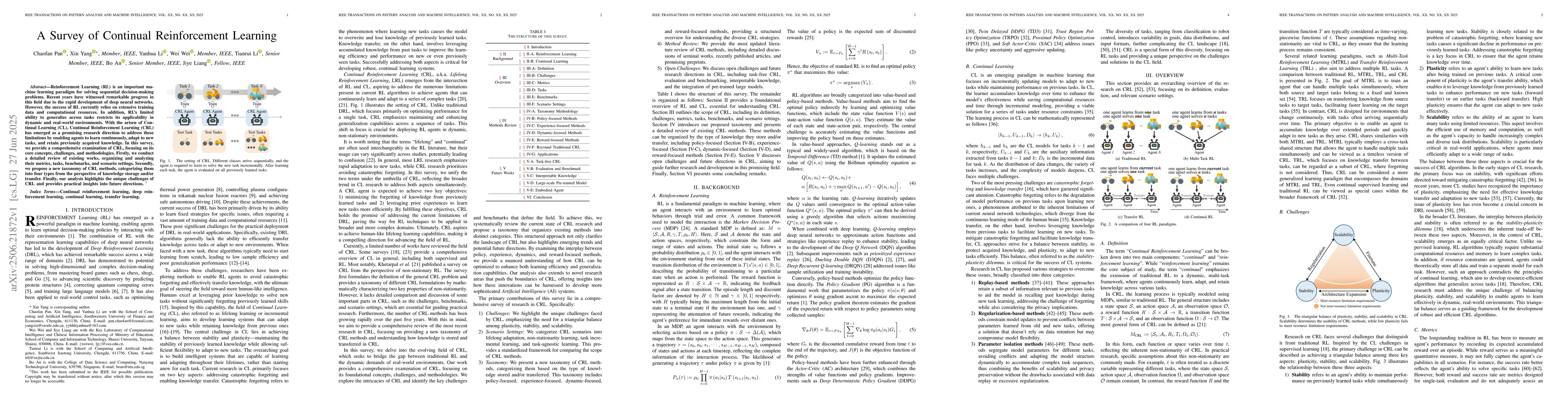 Thumbnail for A Survey of Continual Reinforcement Learning