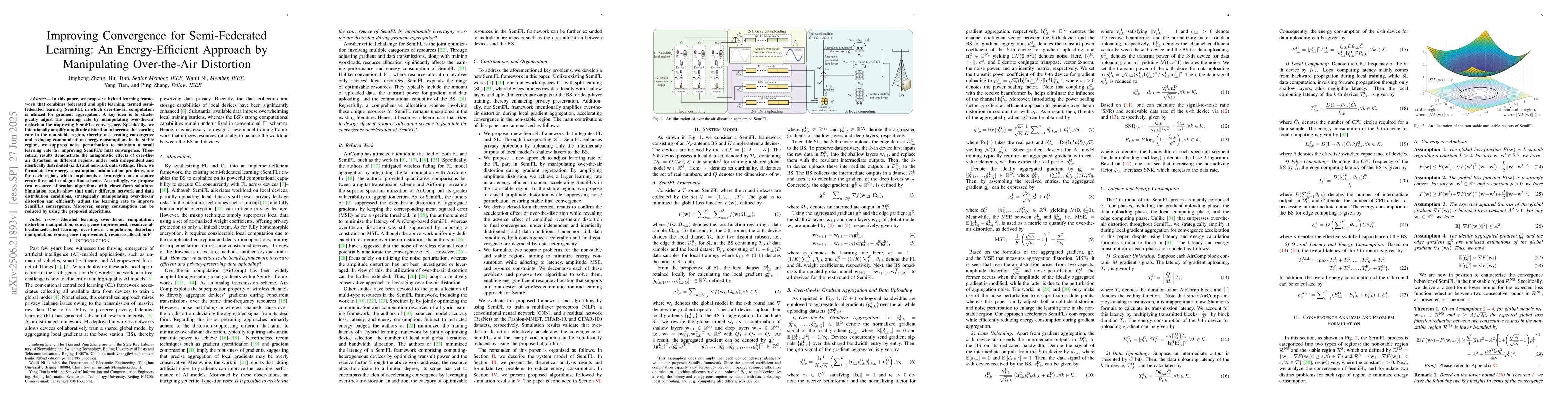 Thumbnail for Improving Convergence for Semi-Federated Learning: An Energy-Efficient
  Approach by Manipulating Over-the-Air Distortion