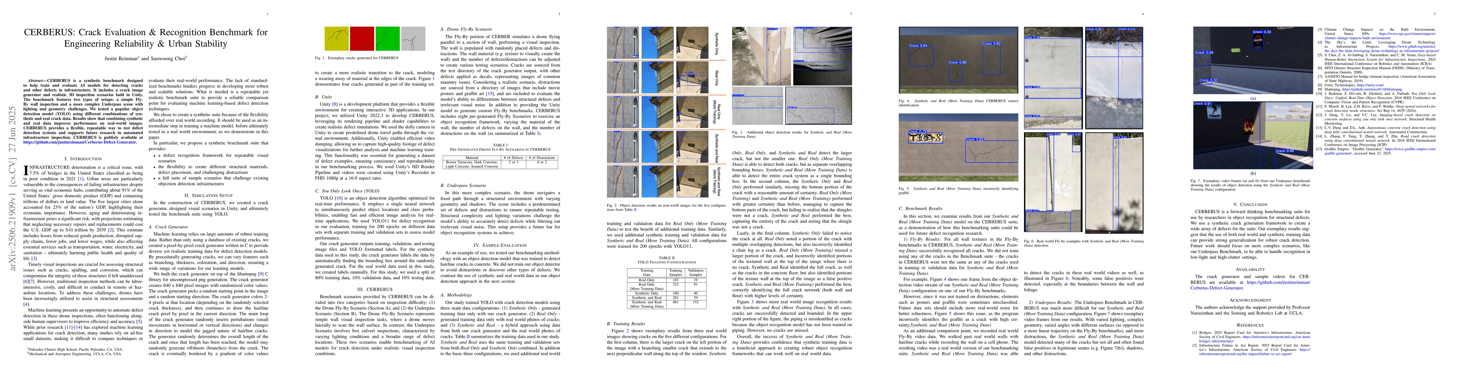 Thumbnail for CERBERUS: Crack Evaluation & Recognition Benchmark for Engineering
  Reliability & Urban Stability
