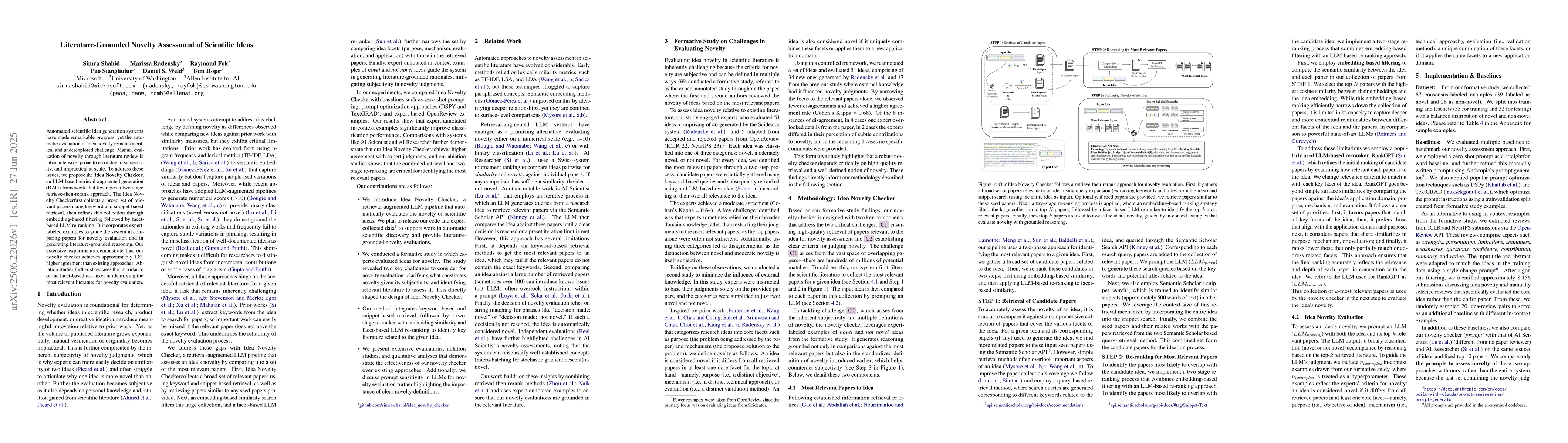 Thumbnail for Literature-Grounded Novelty Assessment of Scientific Ideas