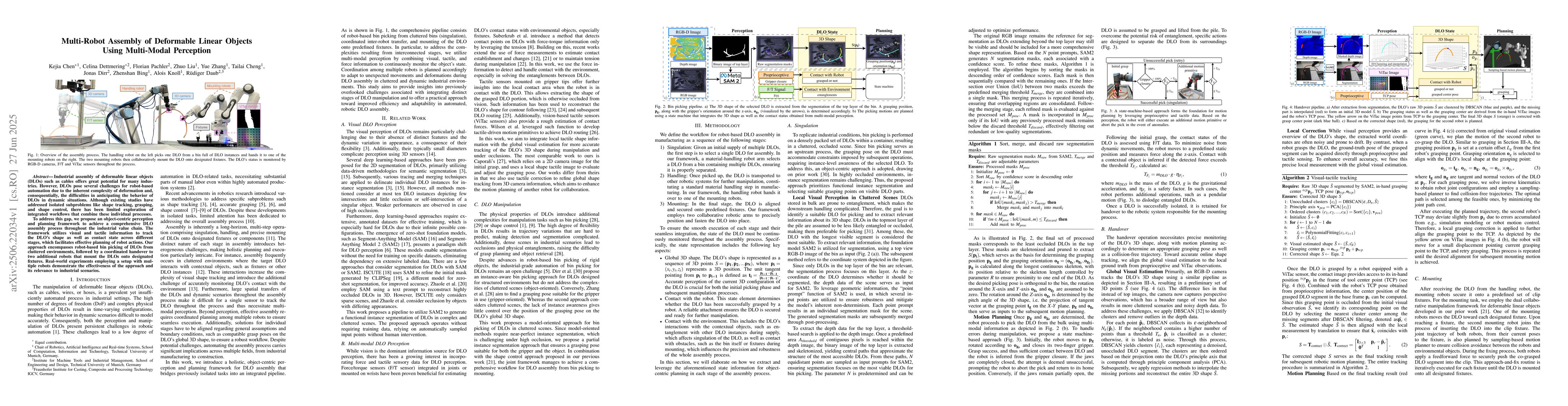Thumbnail for Multi-Robot Assembly of Deformable Linear Objects Using Multi-Modal
  Perception