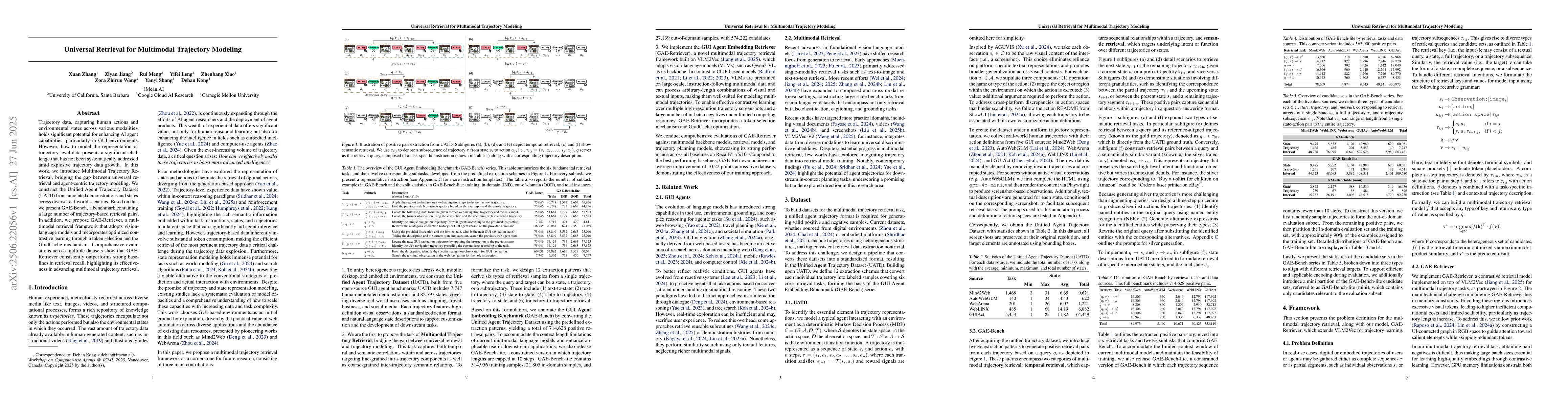 Thumbnail for Universal Retrieval for Multimodal Trajectory Modeling