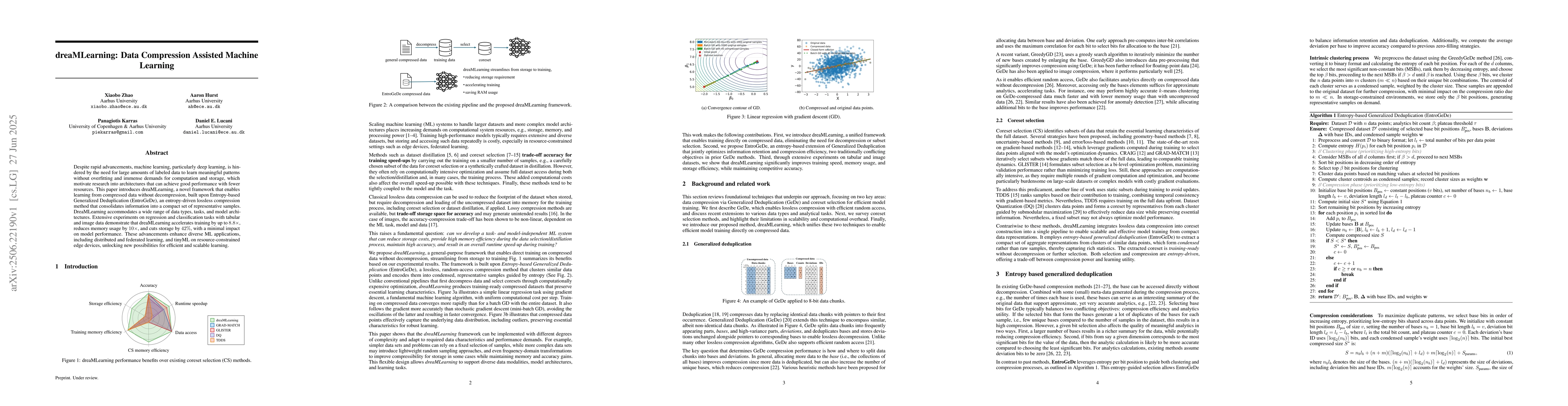 Thumbnail for dreaMLearning: Data Compression Assisted Machine Learning