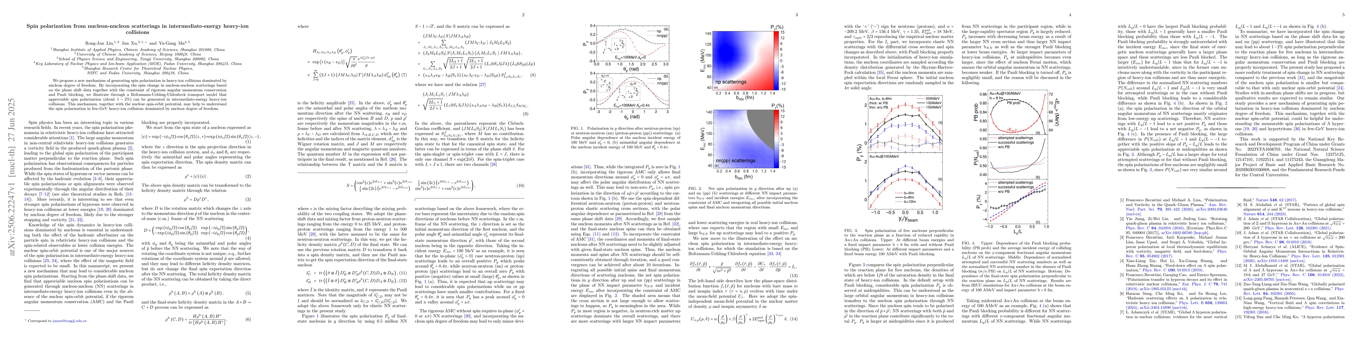 Thumbnail for Spin polarization from nucleon-nucleon scatterings in
  intermediate-energy heavy-ion collisions