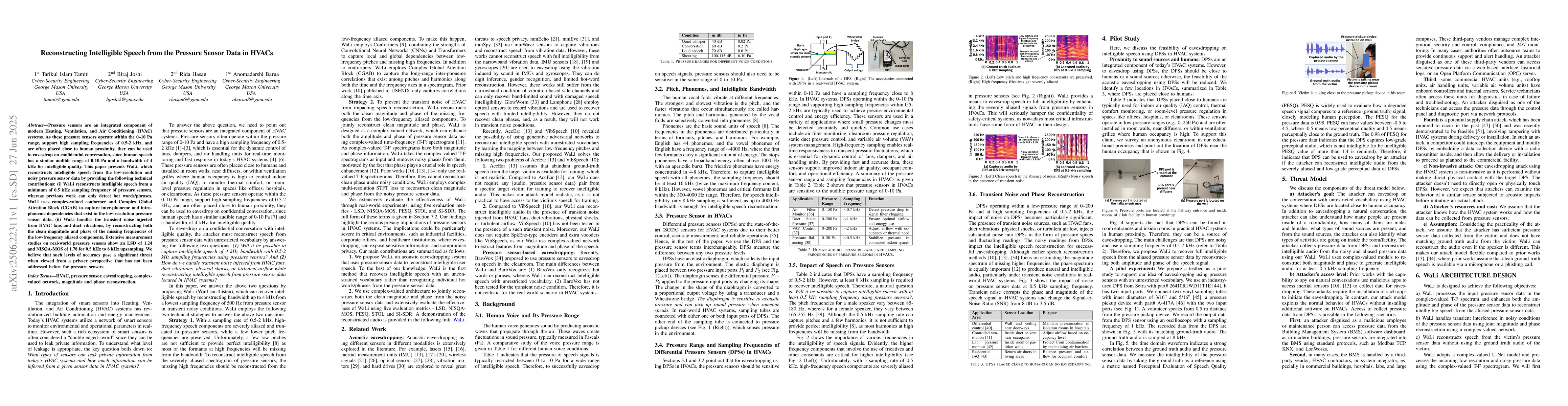 Thumbnail for Reconstructing Intelligible Speech from the Pressure Sensor Data in
  HVACs