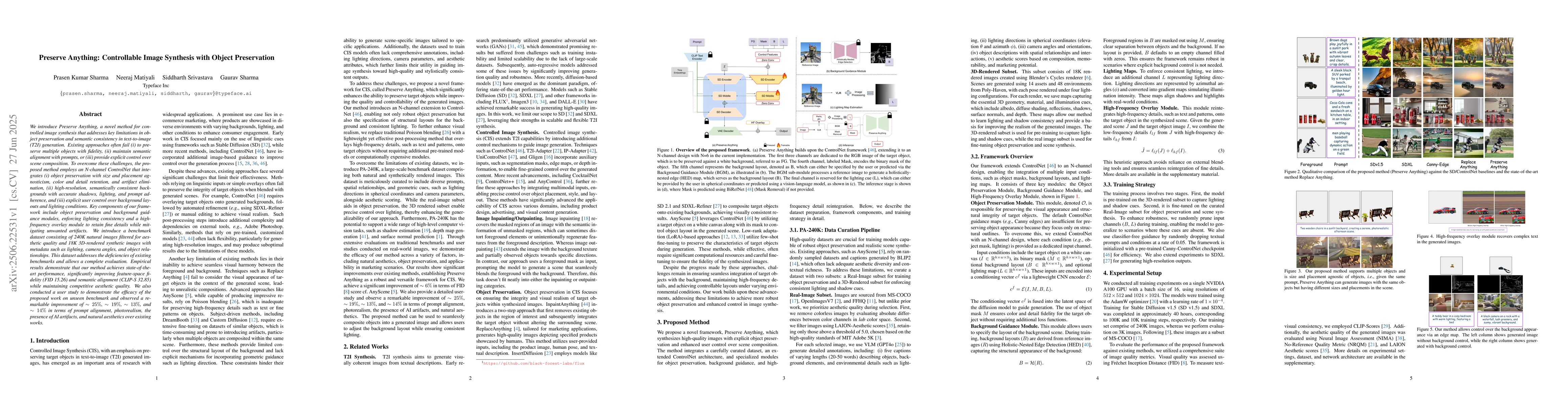 Thumbnail for Preserve Anything: Controllable Image Synthesis with Object Preservation
