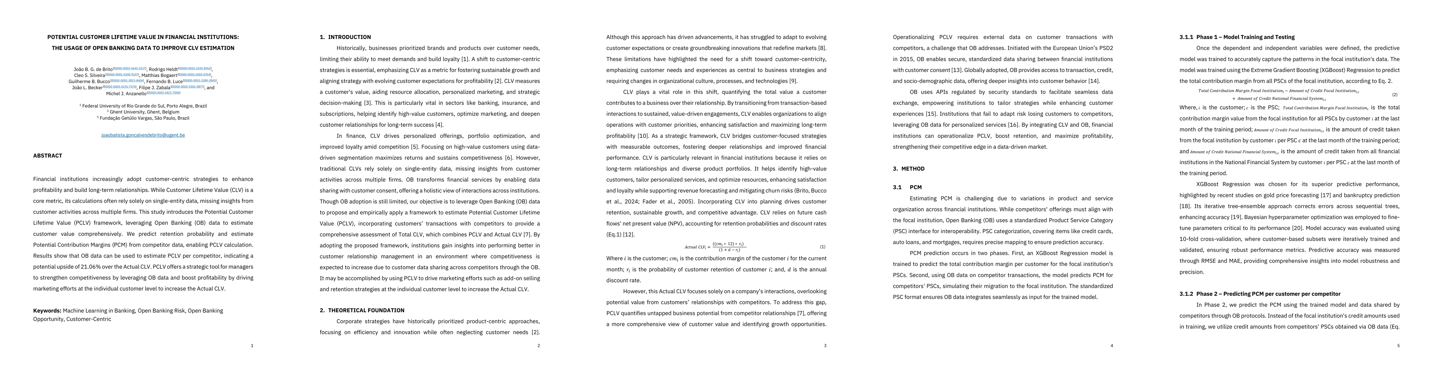 Thumbnail for Potential Customer Lifetime Value in Financial Institutions: The Usage
  Of Open Banking Data to Improve CLV Estimation