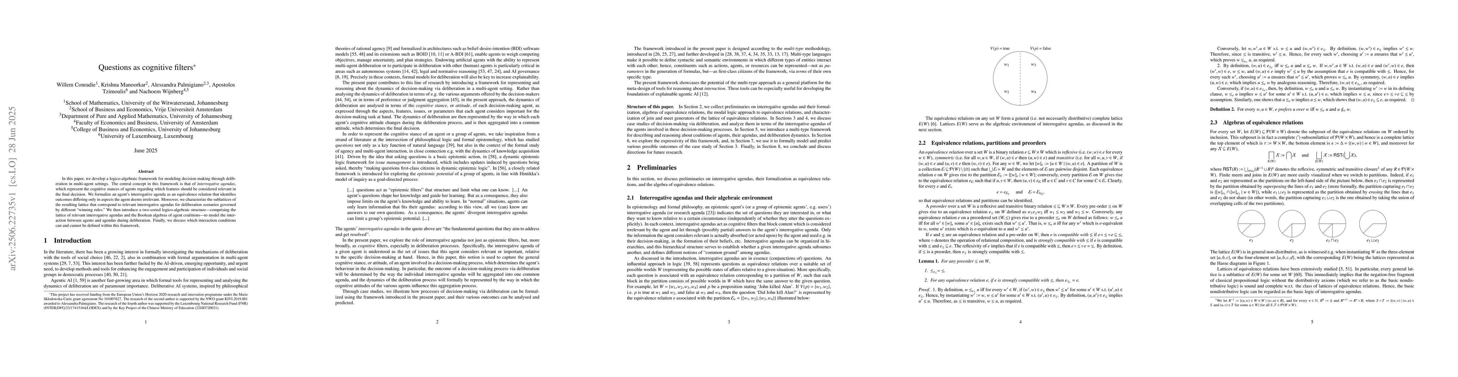 Thumbnail for Questions as cognitive filters
