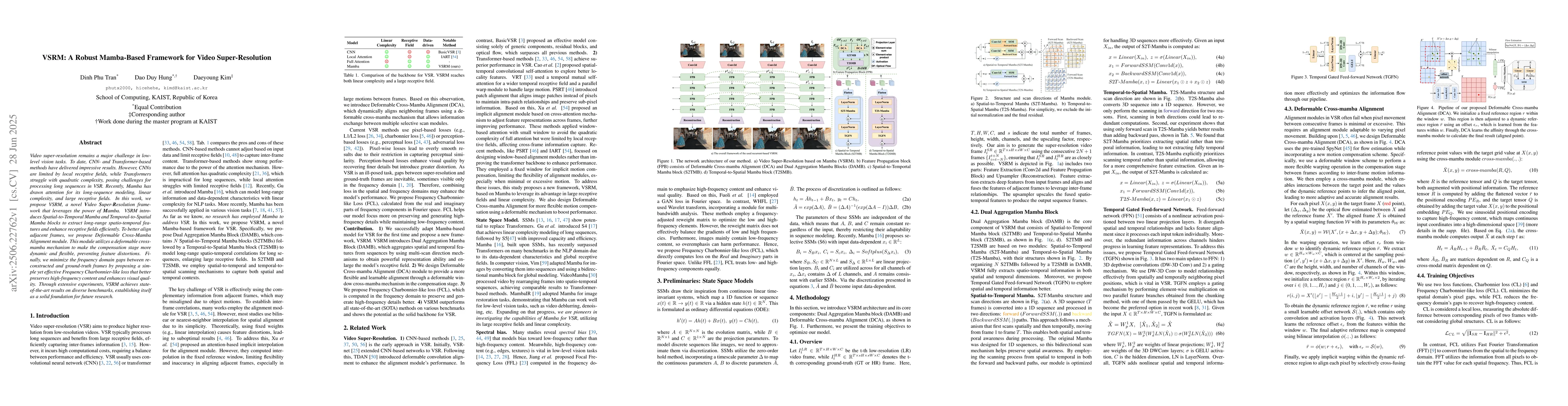 Thumbnail for VSRM: A Robust Mamba-Based Framework for Video Super-Resolution