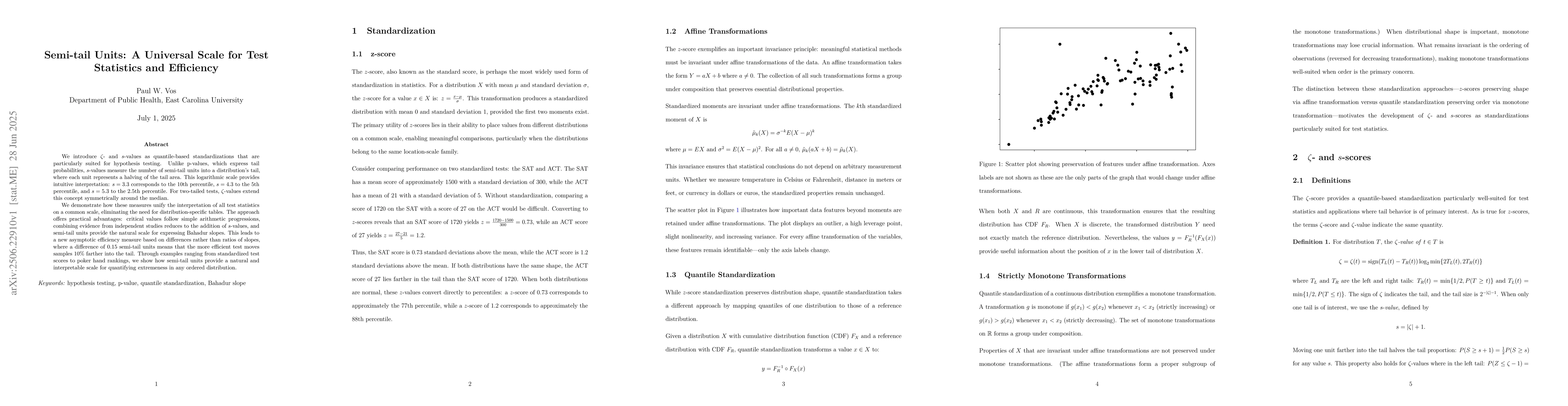 Thumbnail for Semi-tail Units: A Universal Scale for Test Statistics and Efficiency