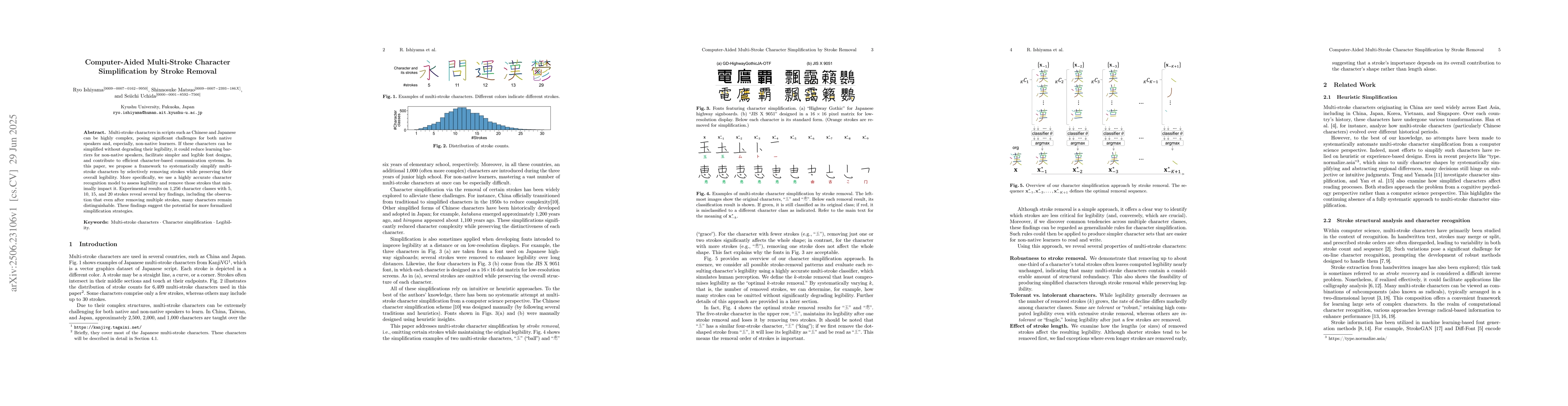 Thumbnail for Computer-Aided Multi-Stroke Character Simplification by Stroke Removal
