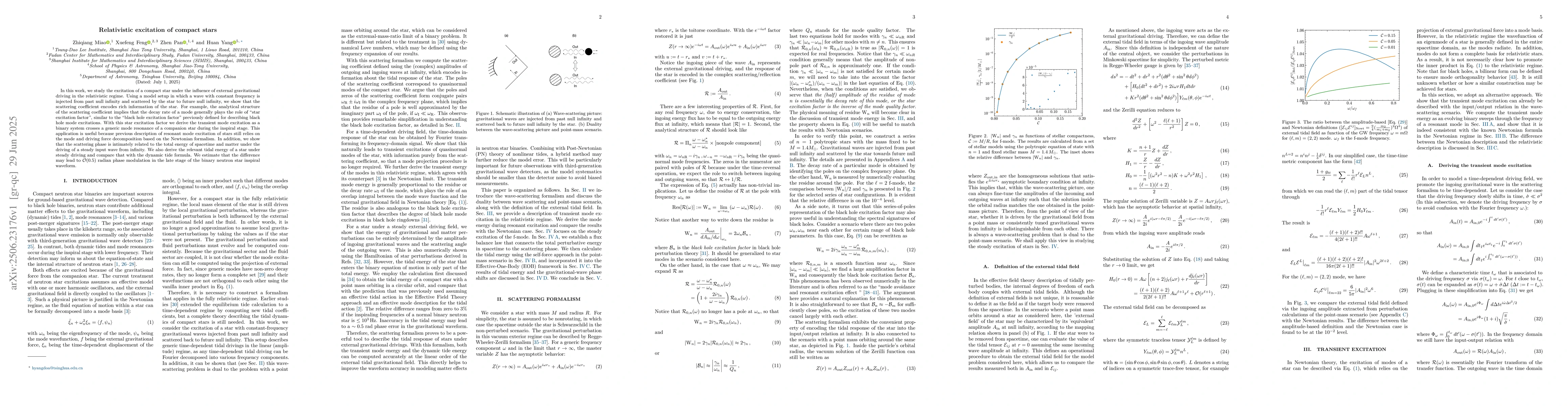 Thumbnail for Relativistic excitation of compact stars