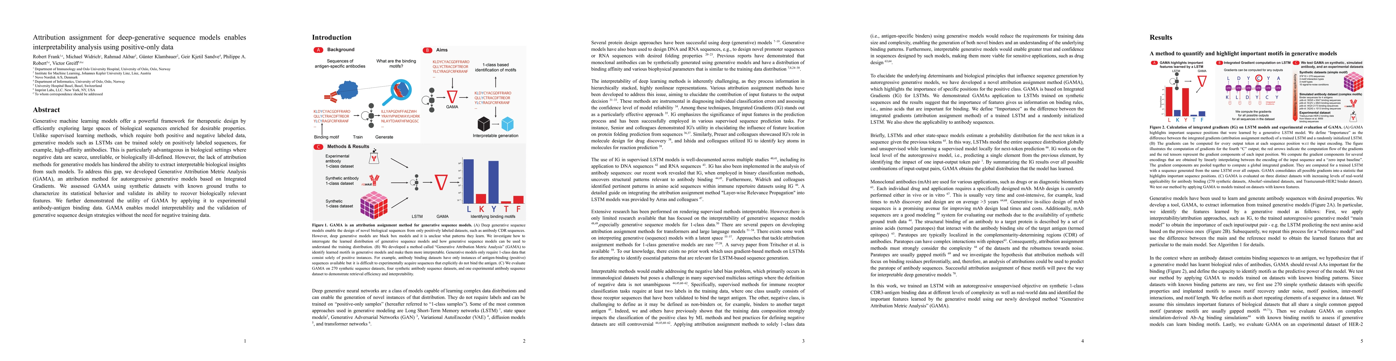 Thumbnail for Attribution assignment for deep-generative sequence models enables
  interpretability analysis using positive-only data