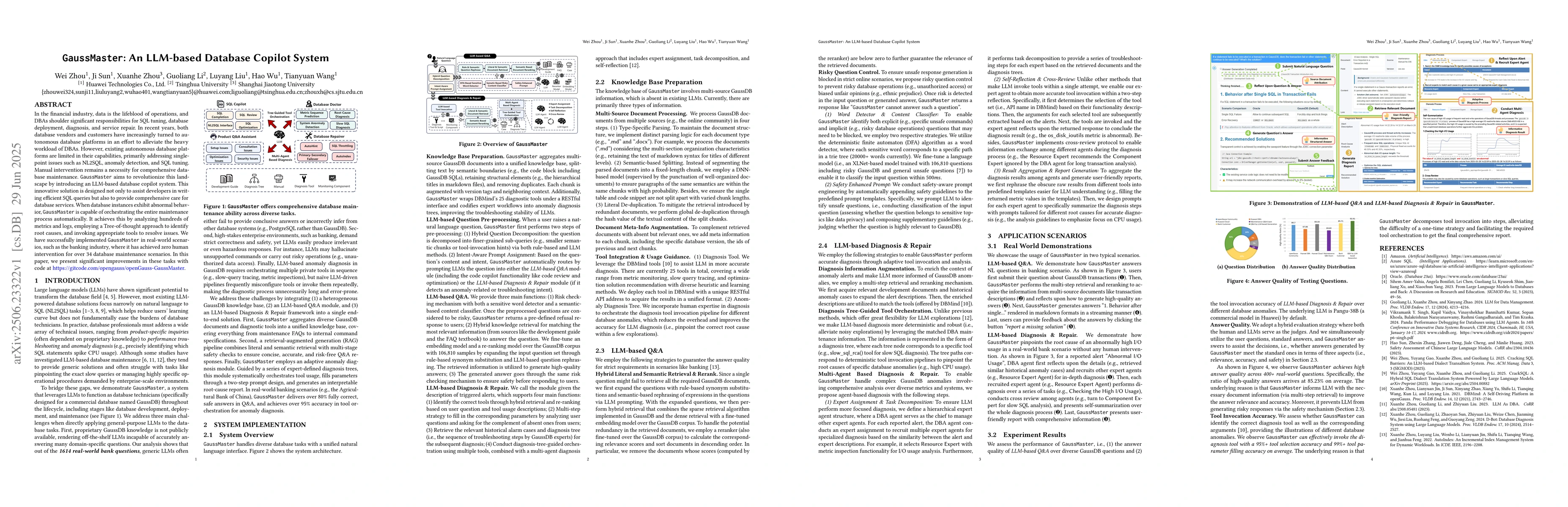 Thumbnail for GaussMaster: An LLM-based Database Copilot System