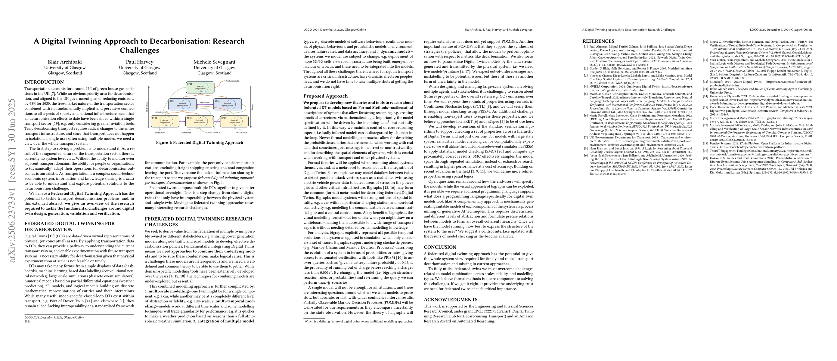 Thumbnail for A Digital Twinning Approach to Decarbonisation: Research Challenges