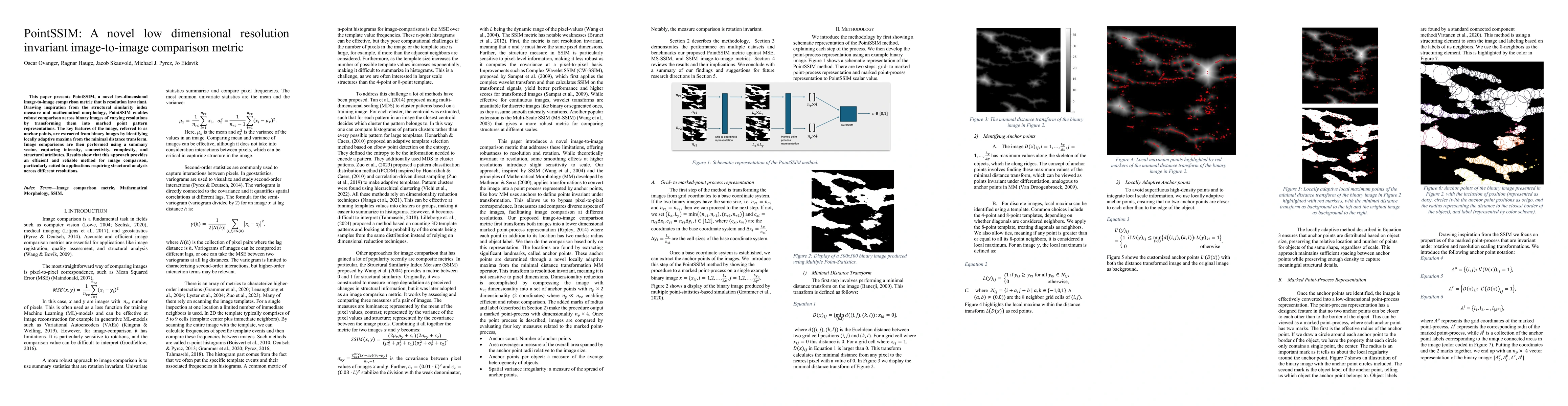 Thumbnail for PointSSIM: A novel low dimensional resolution invariant image-to-image
  comparison metric