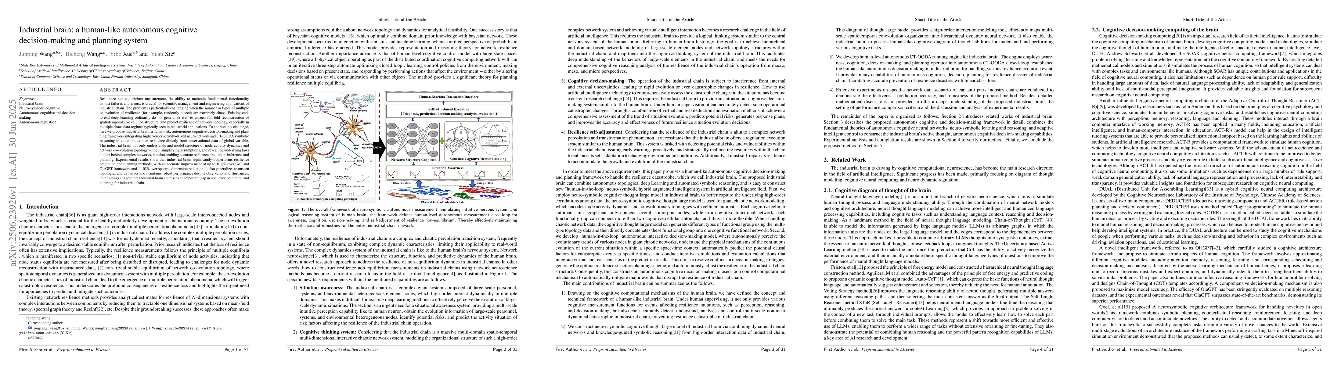 Thumbnail for Industrial brain: a human-like autonomous neuro-symbolic cognitive
  decision-making system