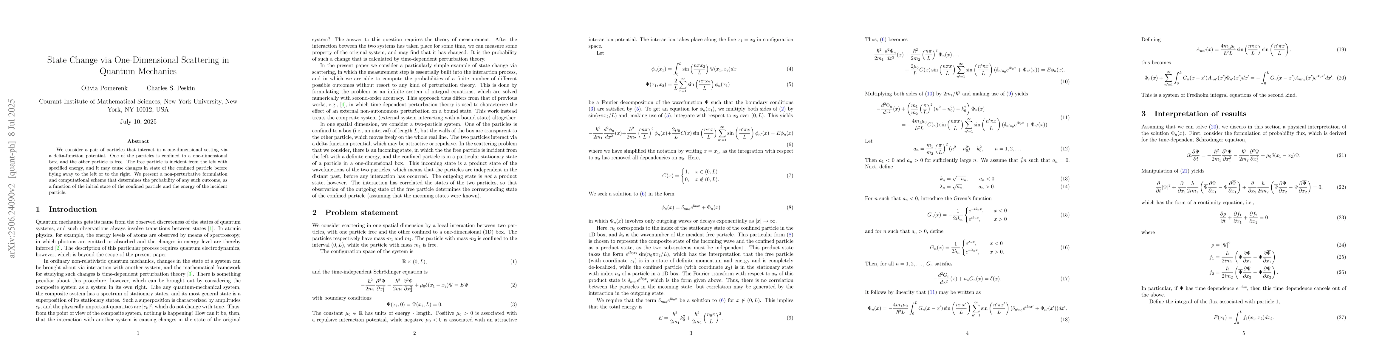 Thumbnail for State Change via One-Dimensional Scattering in Quantum Mechanics