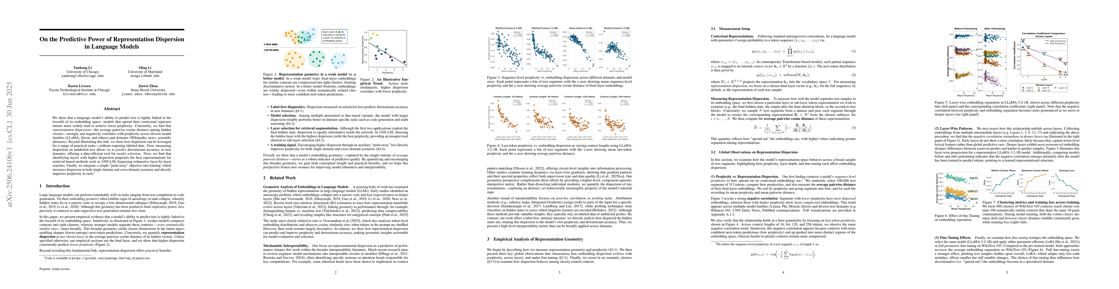 Thumbnail for On the Predictive Power of Representation Dispersion in Language Models