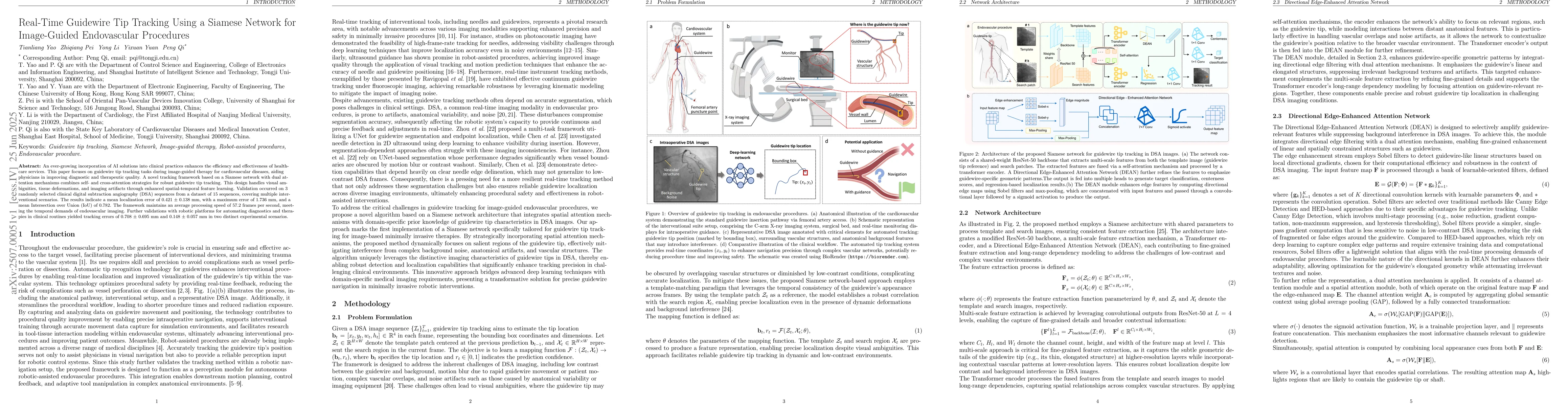 Thumbnail for Real-Time Guidewire Tip Tracking Using a Siamese Network for
  Image-Guided Endovascular Procedures