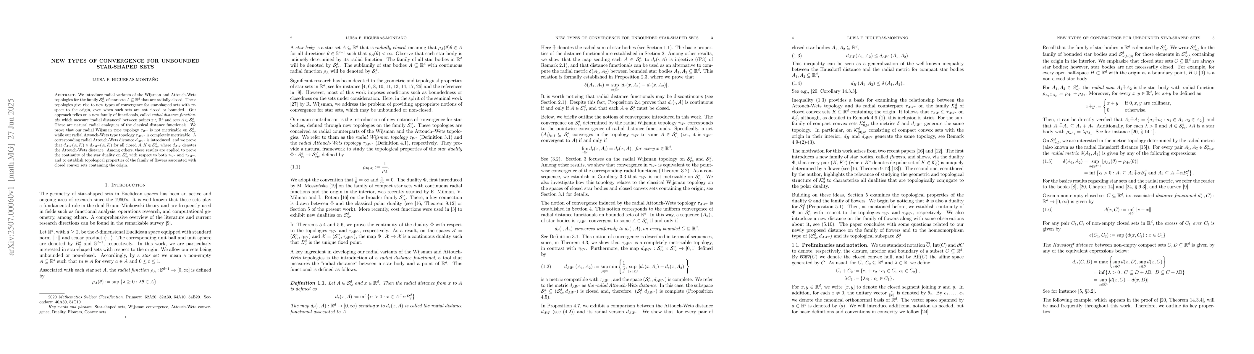 Thumbnail for New types of convergence for unbounded star-shaped sets