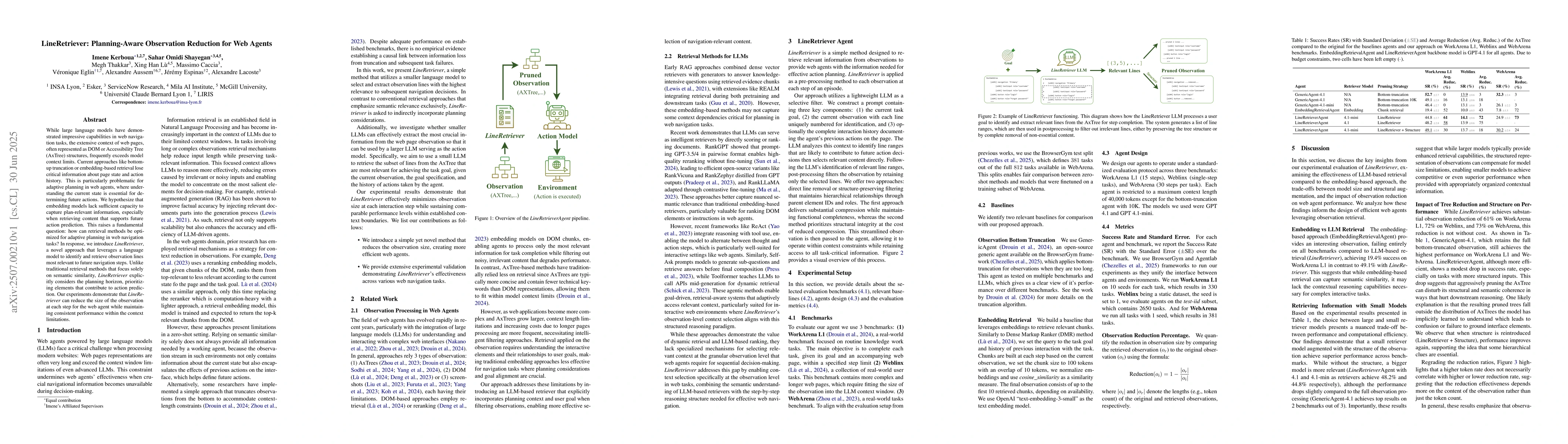 Thumbnail for LineRetriever: Planning-Aware Observation Reduction for Web Agents