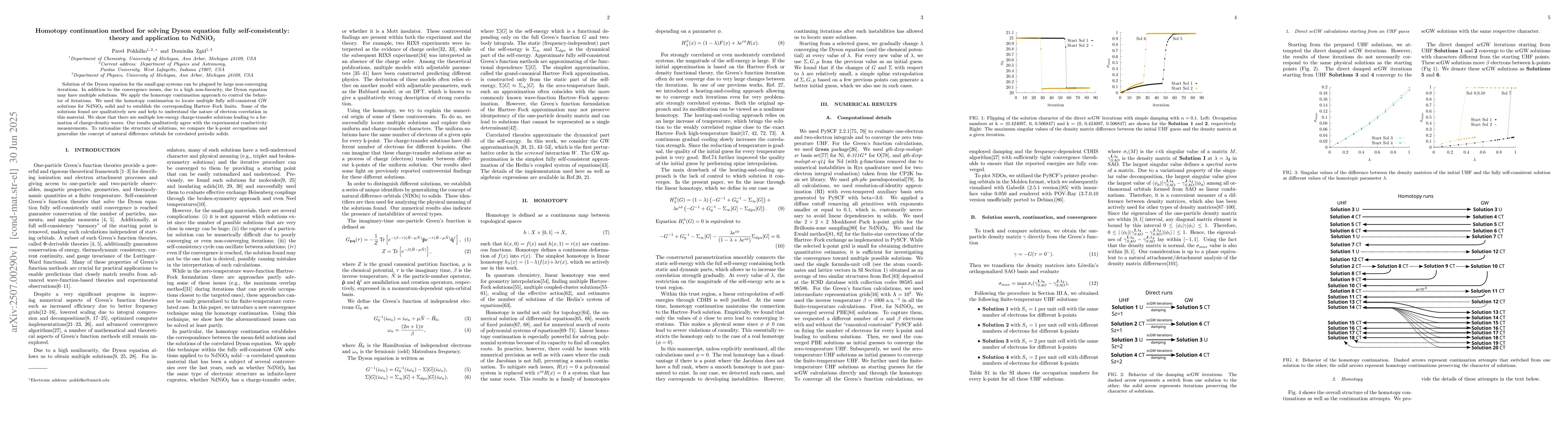 Thumbnail for Homotopy continuation method for solving Dyson equation fully
  self-consistently: theory and application to NdNiO2
