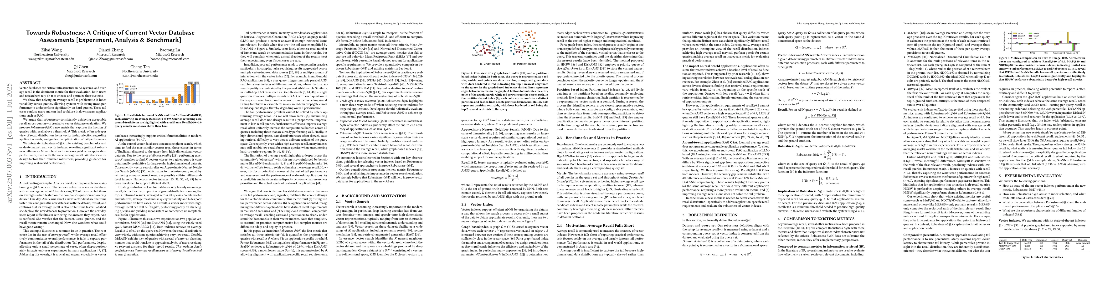 Thumbnail for Towards Robustness: A Critique of Current Vector Database Assessments