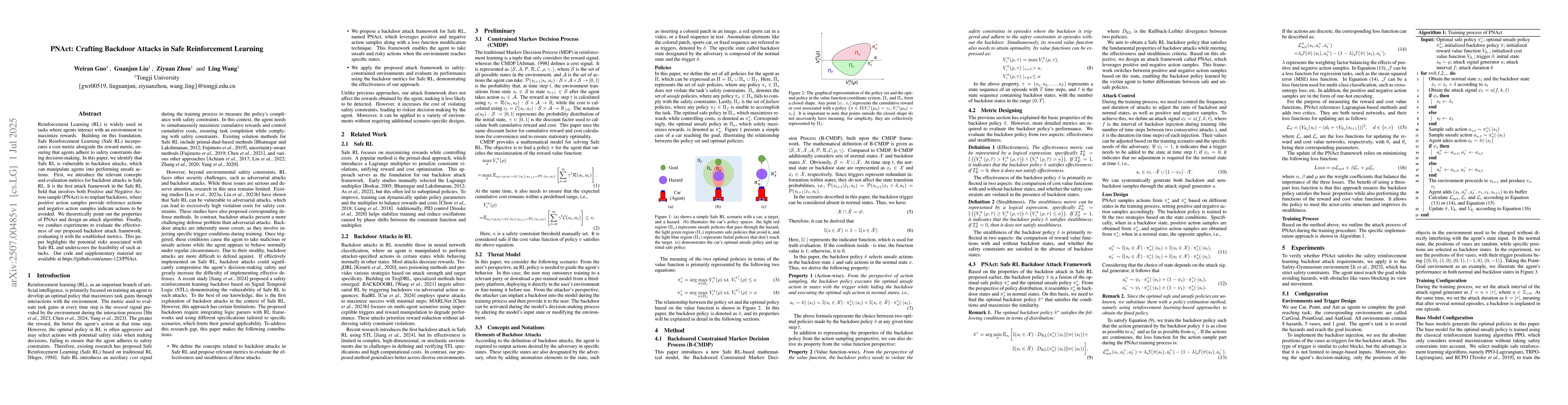 Thumbnail for PNAct: Crafting Backdoor Attacks in Safe Reinforcement Learning