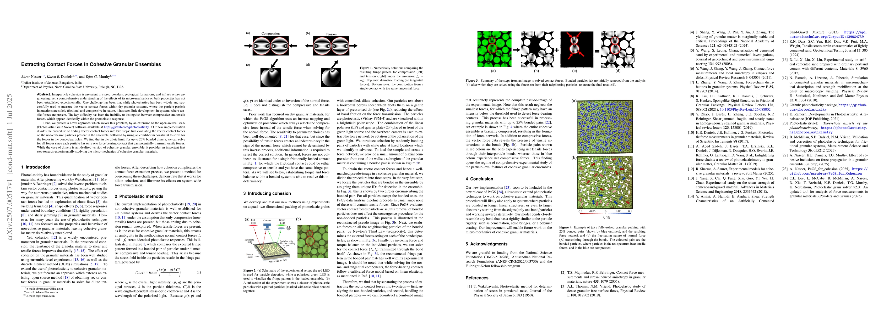 Thumbnail for Extracting Contact Forces in Cohesive Granular Ensembles