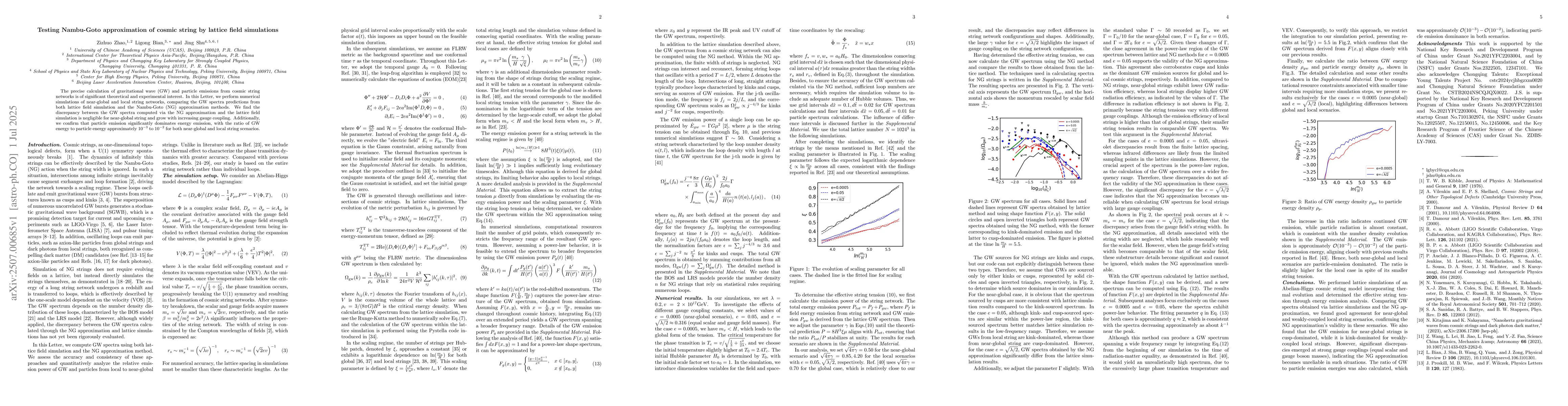 Thumbnail for Testing Nambu-Goto approximation of cosmic string by lattice field
  simulations