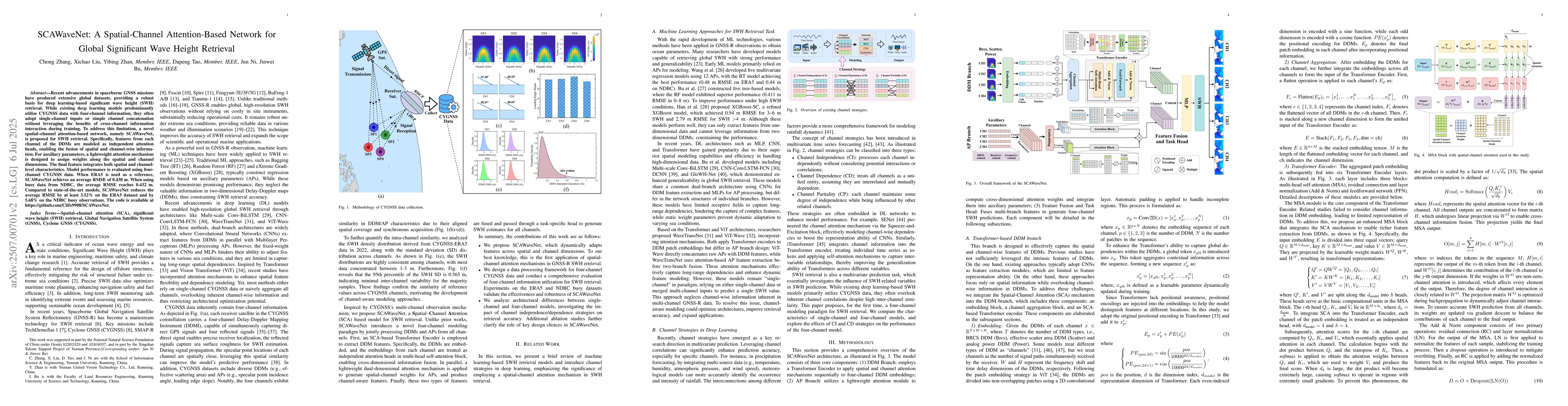 Thumbnail for SCAWaveNet: A Spatial-Channel Attention-based Network for Global
  Significant Wave Height Retrieval
